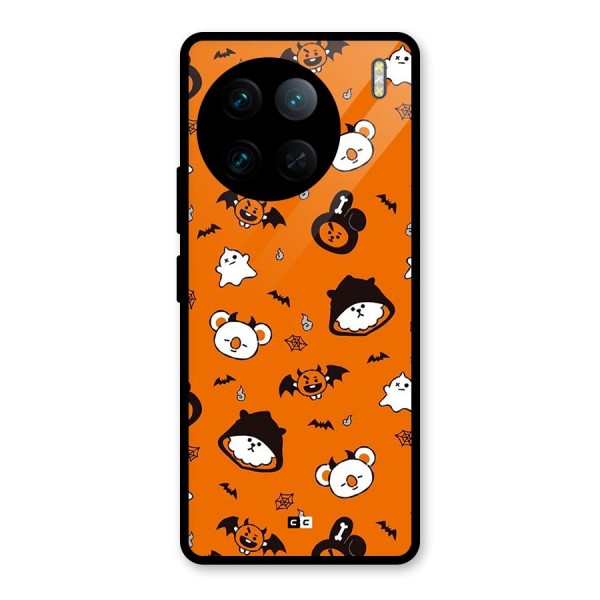 Amuse Halloween Glass Back Case for Vivo X90 Pro