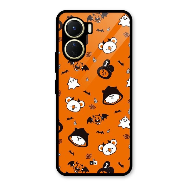 Amuse Halloween Glass Back Case for Vivo Y16