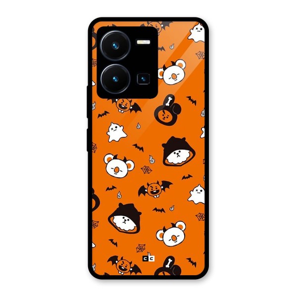 Amuse Halloween Glass Back Case for Vivo Y35