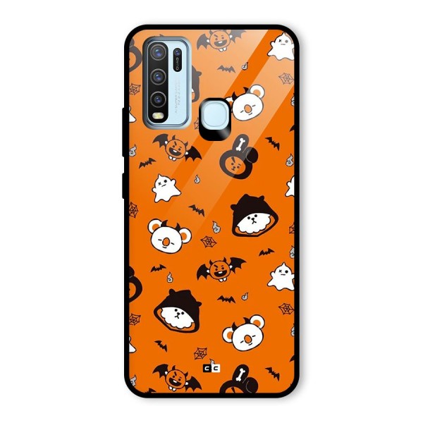 Amuse Halloween Glass Back Case for Vivo Y50