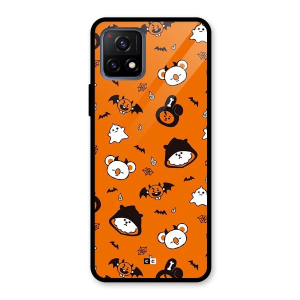 Amuse Halloween Glass Back Case for Vivo Y72 5G