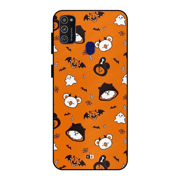 Amuse Halloween Metal Back Case for Galaxy M21