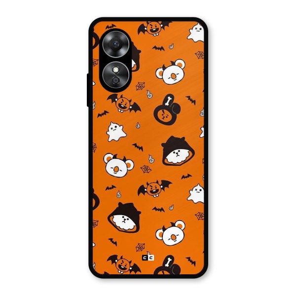 Amuse Halloween Metal Back Case for Oppo A17