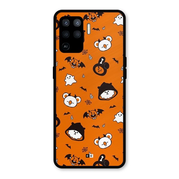 Amuse Halloween Metal Back Case for Oppo F19 Pro