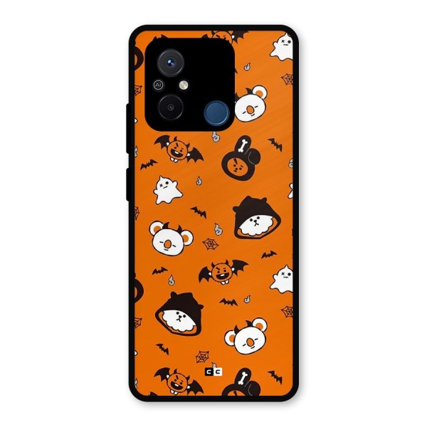 Amuse Halloween Metal Back Case for Poco C55