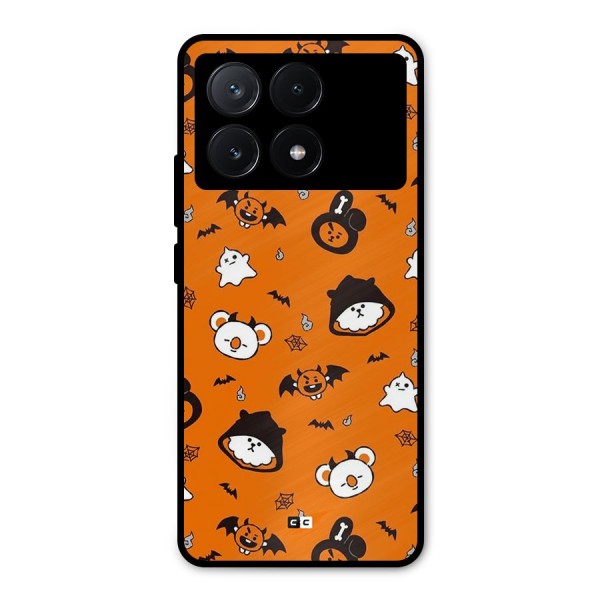 Amuse Halloween Metal Back Case for Poco X6 Pro