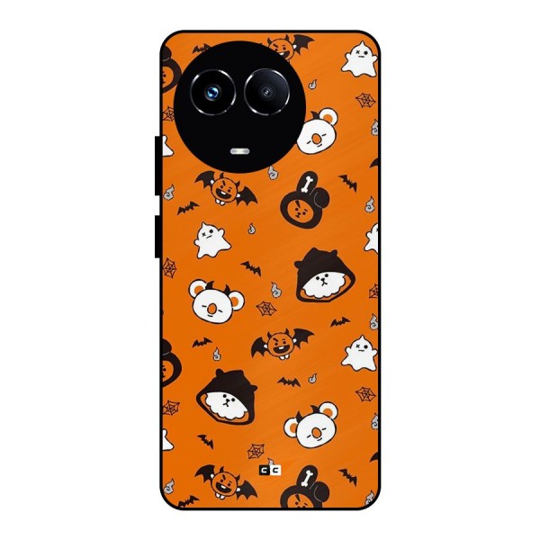 Amuse Halloween Metal Back Case for Realme 11X