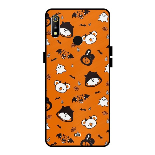 Amuse Halloween Metal Back Case for Realme 3i