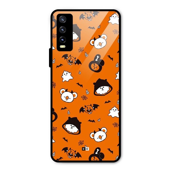 Amuse Halloween Metal Back Case for Vivo Y20 2021