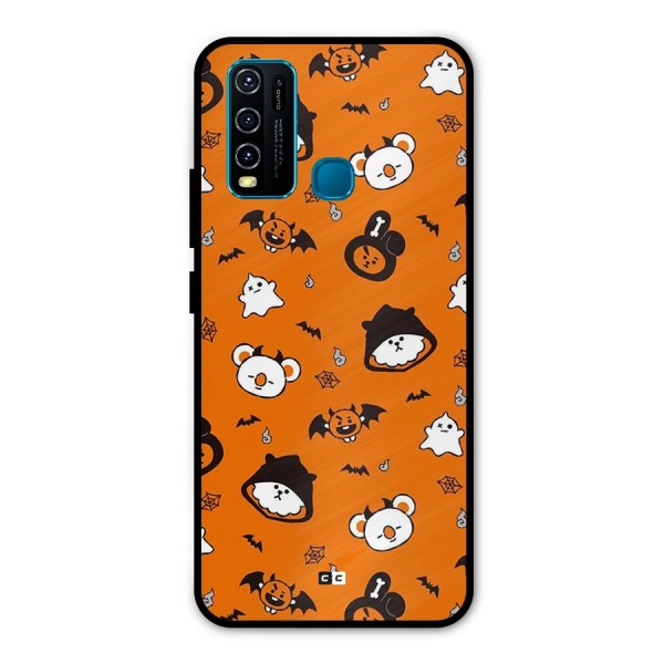 Amuse Halloween Metal Back Case for Vivo Y30