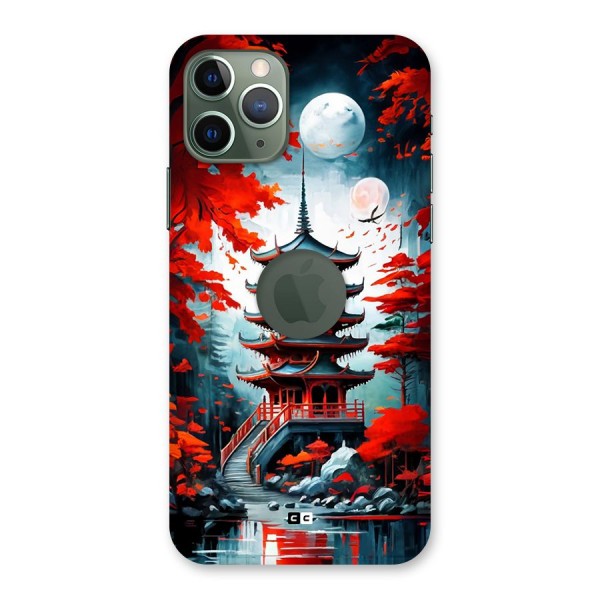 Ancient Painting Back Case for iPhone 11 Pro Logo Cut