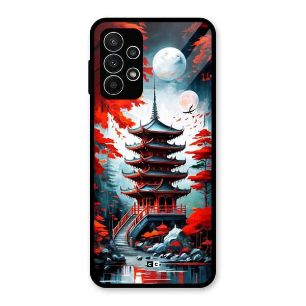 Ancient Painting Glass Back Case for Galaxy A23