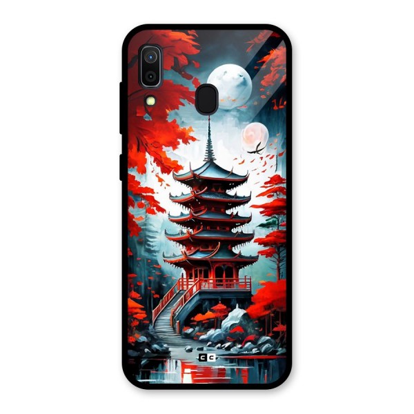 Ancient Painting Glass Back Case for Galaxy A30