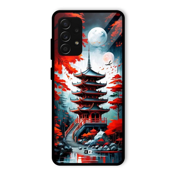 Ancient Painting Glass Back Case for Galaxy A53 5G