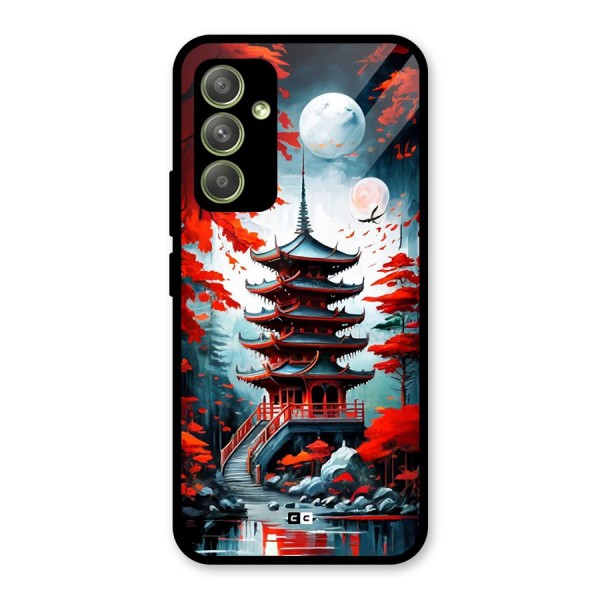 Ancient Painting Glass Back Case for Galaxy A54