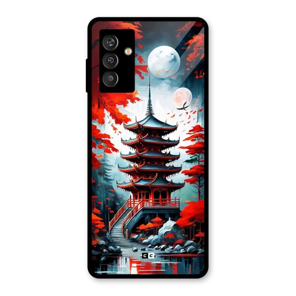 Ancient Painting Glass Back Case for Galaxy M13