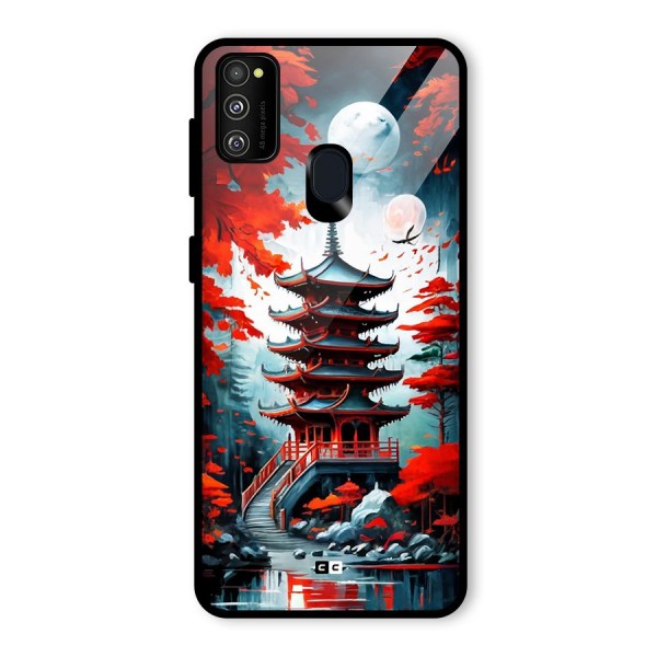 Ancient Painting Glass Back Case for Galaxy M21