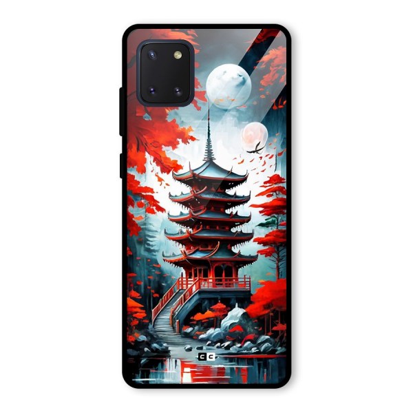 Ancient Painting Glass Back Case for Galaxy Note 10 Lite