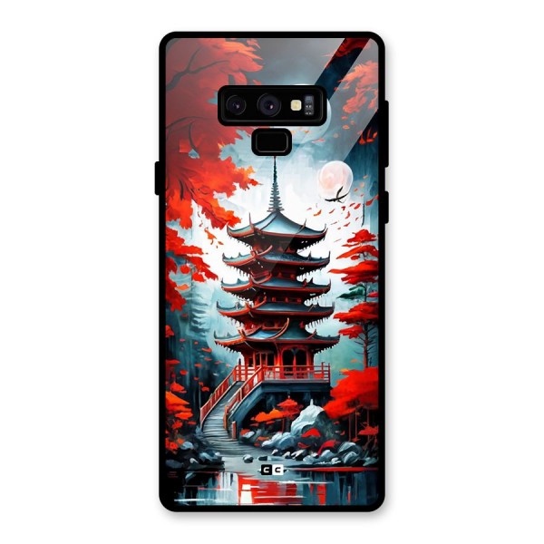 Ancient Painting Glass Back Case for Galaxy Note 9