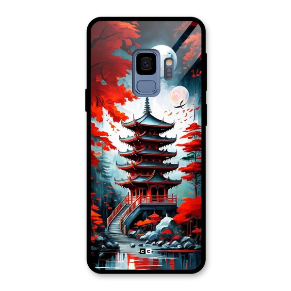 Ancient Painting Glass Back Case for Galaxy S9