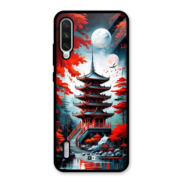 Ancient Painting Glass Back Case for Mi A3