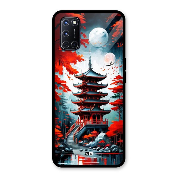 Ancient Painting Glass Back Case for Oppo A52