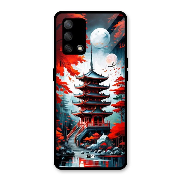 Ancient Painting Glass Back Case for Oppo F19