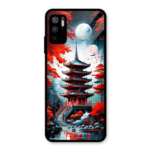 Ancient Painting Glass Back Case for Poco M3 Pro 5G