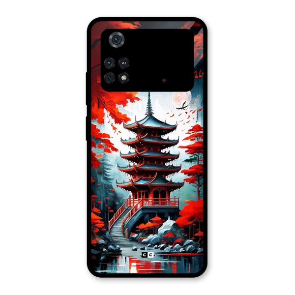 Ancient Painting Glass Back Case for Poco M4 Pro 4G