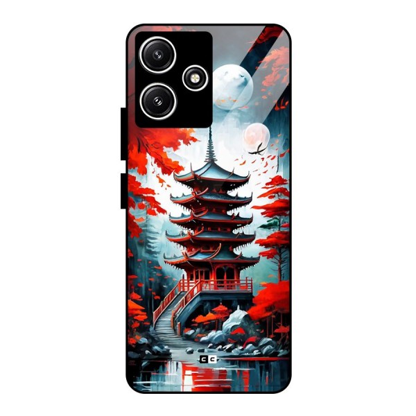 Ancient Painting Glass Back Case for Poco M6 Pro