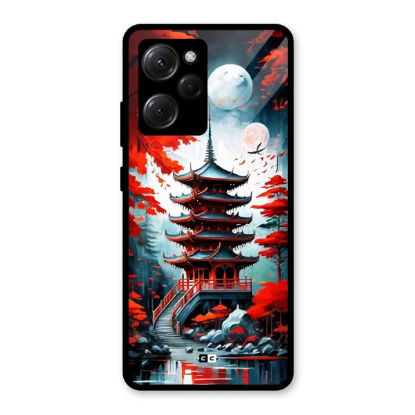 Ancient Painting Glass Back Case for Poco X5 Pro