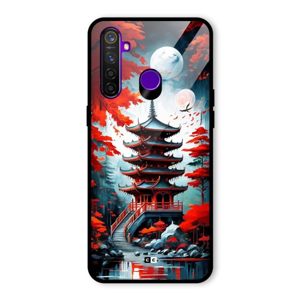 Ancient Painting Glass Back Case for Realme 5 Pro