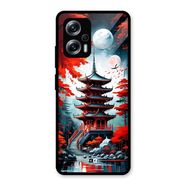 Ancient Painting Glass Back Case for Redmi K50i