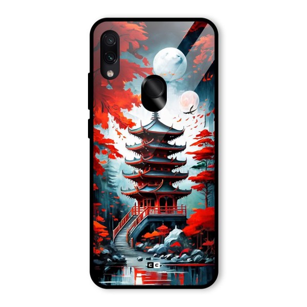 Ancient Painting Glass Back Case for Redmi Note 7