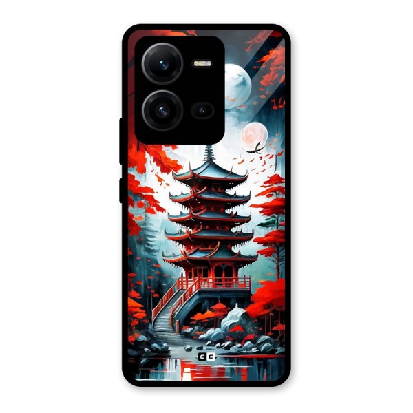 Ancient Painting Glass Back Case for Vivo V25