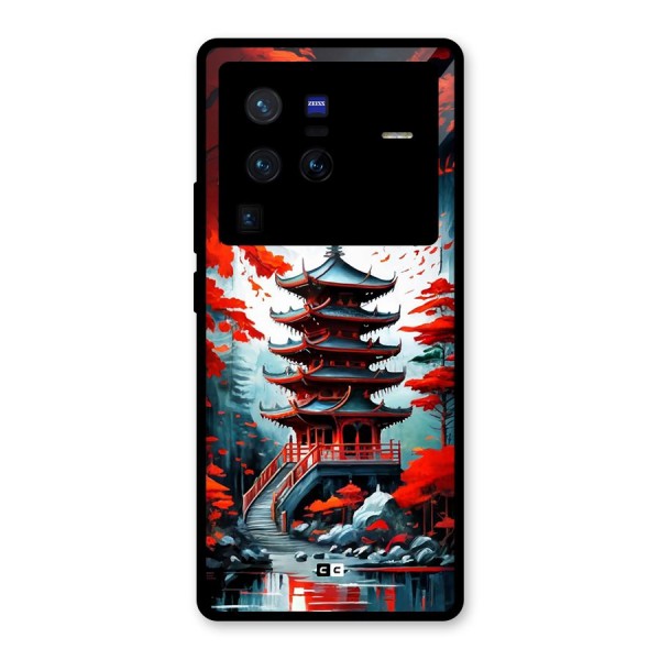 Ancient Painting Glass Back Case for Vivo X80 Pro