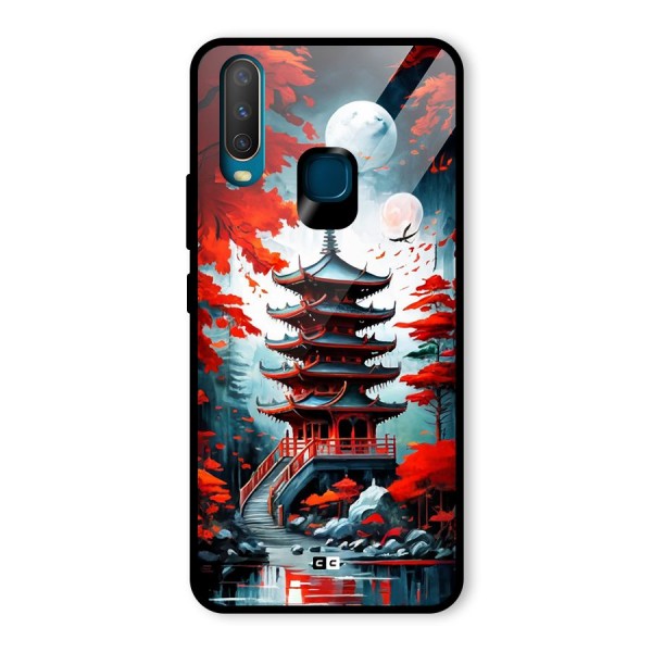 Ancient Painting Glass Back Case for Vivo Y15