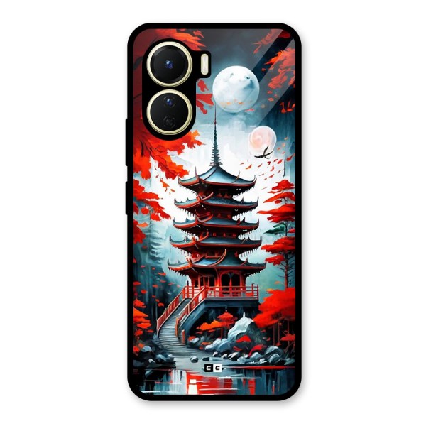 Ancient Painting Glass Back Case for Vivo Y16