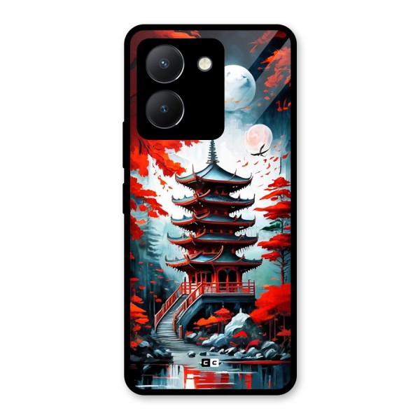 Ancient Painting Glass Back Case for Vivo Y36