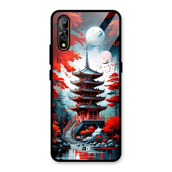 Ancient Painting Glass Back Case for Vivo Z1x