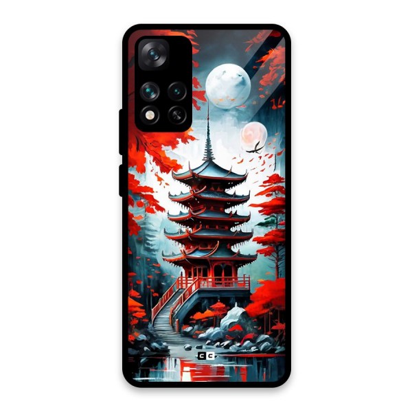 Ancient Painting Glass Back Case for Xiaomi 11i HyperCharge 5G