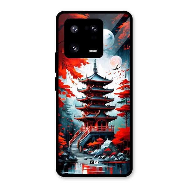 Ancient Painting Glass Back Case for Xiaomi 13 Pro