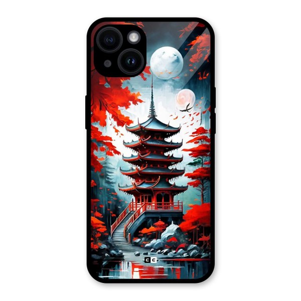 Ancient Painting Glass Back Case for iPhone 14