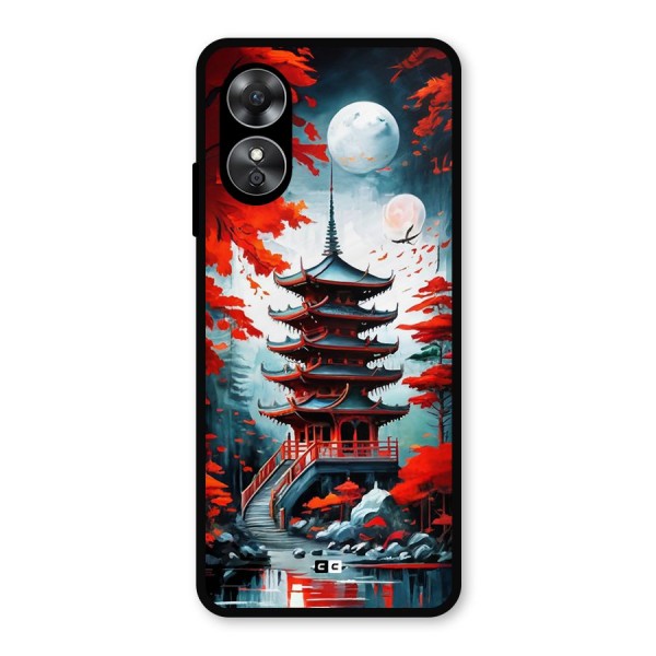 Ancient Painting Metal Back Case for Oppo A17