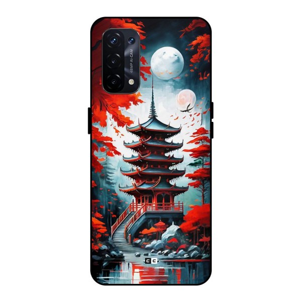 Ancient Painting Metal Back Case for Oppo A74 5G