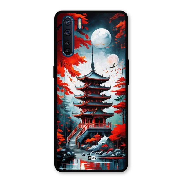 Ancient Painting Metal Back Case for Oppo F15