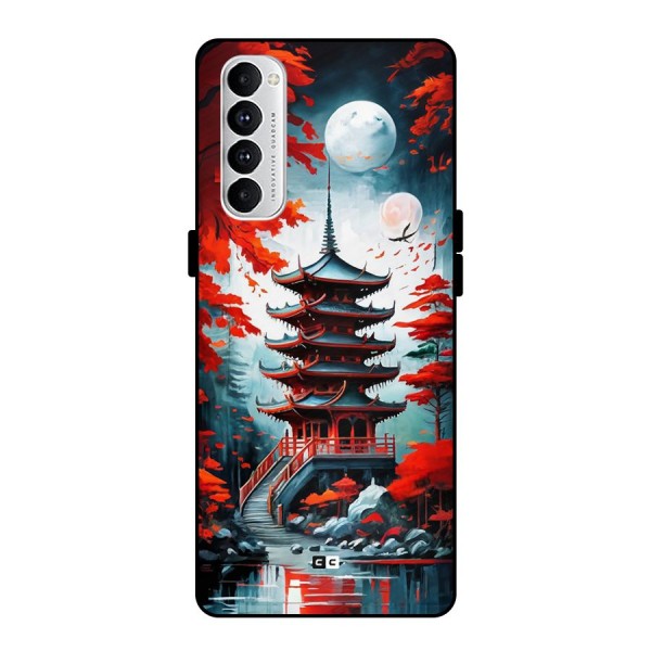 Ancient Painting Metal Back Case for Oppo Reno4 Pro