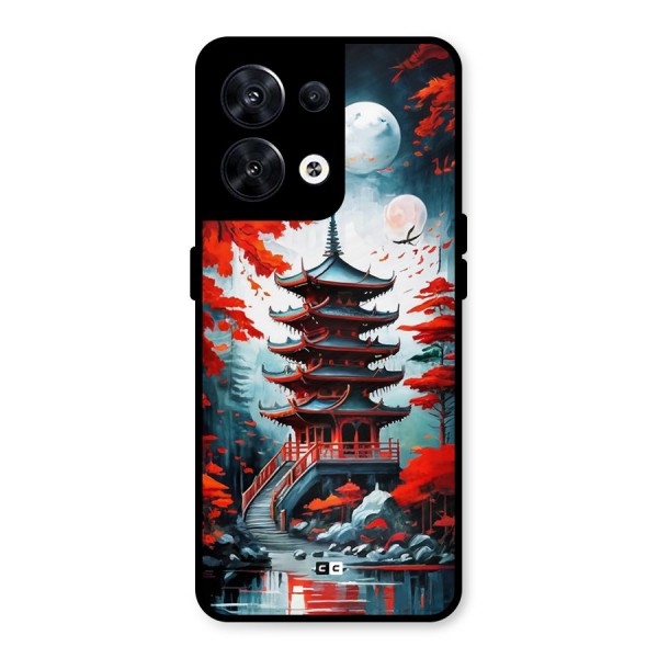 Ancient Painting Metal Back Case for Oppo Reno8 5G