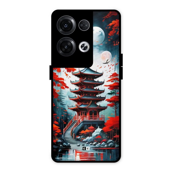 Ancient Painting Metal Back Case for Oppo Reno8 Pro 5G