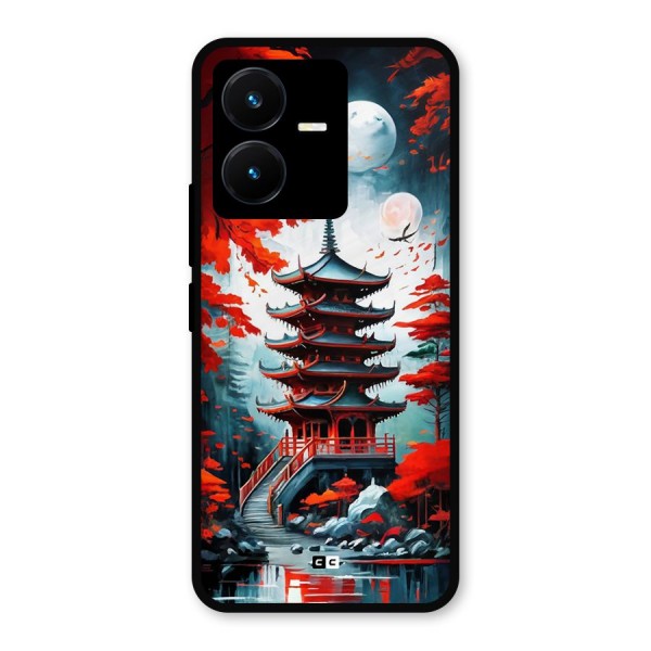 Ancient Painting Metal Back Case for Vivo Y22s